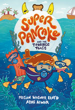 Book cover for Super Pancake and the Terrible Toast: (A Graphic Novel)