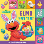 Book cover for Elmo Hops to It! an Easter Counting Book (Sesame Street)