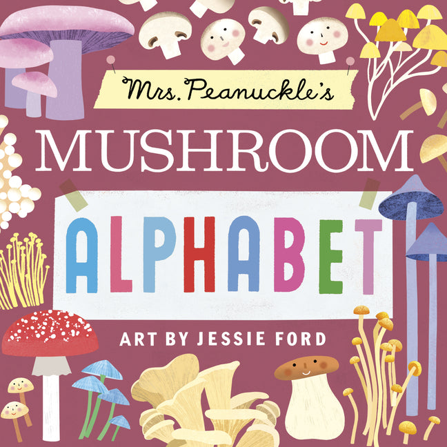 Book cover for Mrs. Peanuckle's Mushroom Alphabet