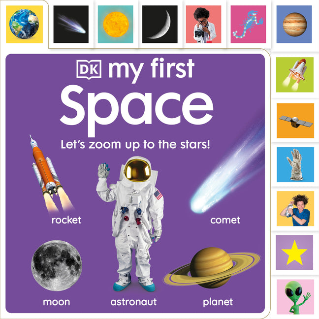 Book cover for My First Space: Let's Zoom Up to the Stars!