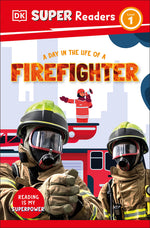 Book cover for DK Super Readers Level 1 a Day in the Life of a Firefighter