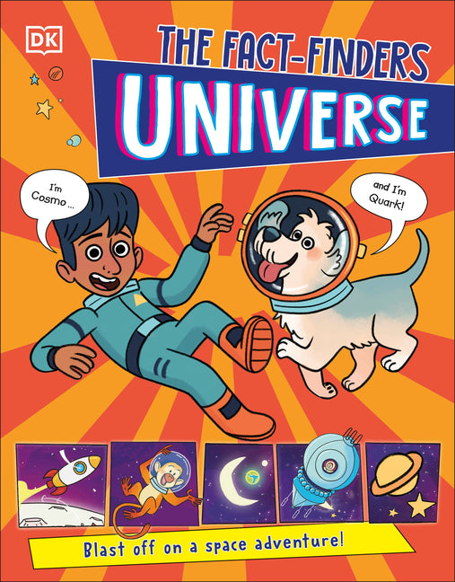 Book cover for Fact-Finders Universe: Blast Off on a Space Adventure!