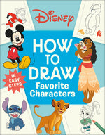 Book cover for Disney How to Draw Favorite Characters