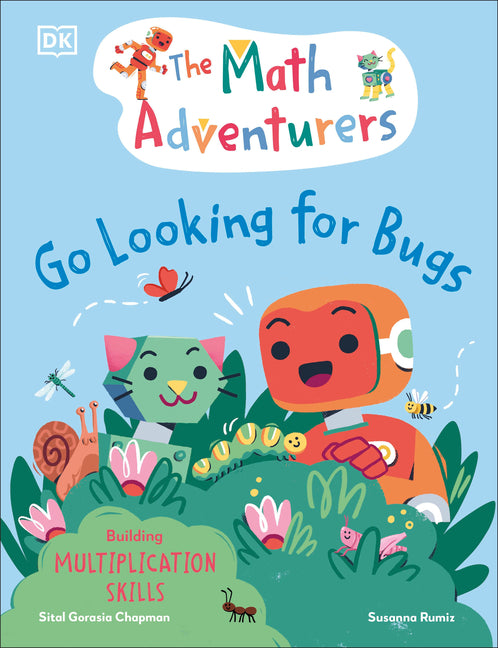 Book cover for Math Adventurers: Go Looking for Bugs: Building Multiplication Skills