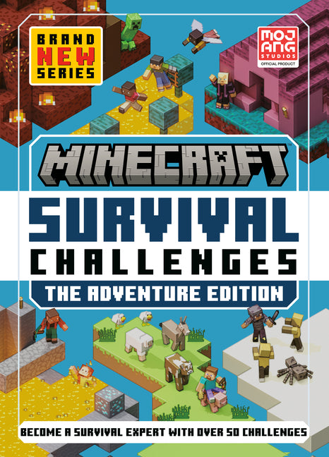 Book cover for Minecraft: Survival Challenges: The Adventure Edition