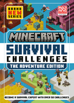 Book cover for Minecraft: Survival Challenges: The Adventure Edition