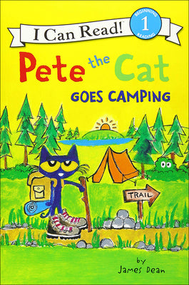 Book cover for Pete the Cat Goes Camping