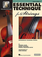 Book cover for Essential Technique for Strings with Eei - Viola Book/Online Audio