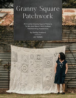 Book cover for Granny Square Patchwork UK Terms Edition: 40 Crochet Granny Square Patterns to Mix and Match with Endless Patchworking Possibilities