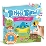 Book cover for Ditty Bird Action Songs Interactive Sound Book for Toddlers 1- 3 Musical Books for 1 Year Old