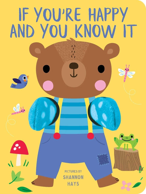 Book cover for If You're Happy and You Know It: Finger Puppet Book: Board Book with Finger Puppets