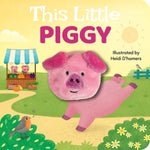Book cover for This Little Piggy: Finger Puppet Board Book