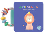 Book cover for Animals: My First Rattle Book: Board Book with Rattle Handle