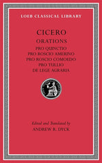 Book cover for Pro Quinctio. Pro Roscio Amerino. Pro Roscio Comoedo. Pro Tullio. de Lege Agraria