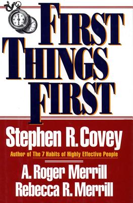 Book cover for First Things First