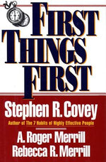 Book cover for First Things First