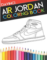 Book cover for Air Jordan Coloring Book: Sneaker Adult Coloring Book