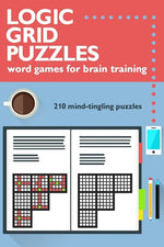 Book cover for Logic Grid Puzzles: Word Games for Brain Training