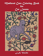 Book cover for Medieval Cats Coloring Book for Cat Lovers