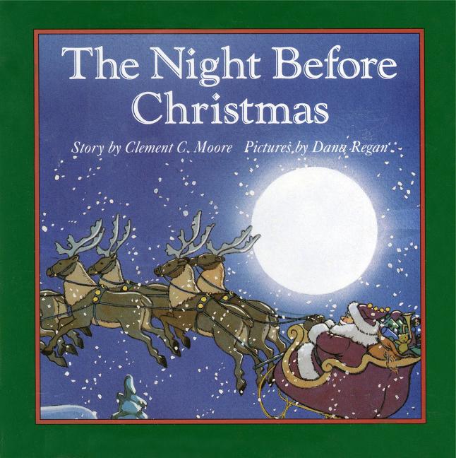 Book cover for Night Before Christmas Board Book: A Christmas Holiday Book for Kids