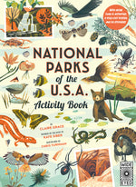 Book cover for National Parks of the Usa: Activity Book: With More Than 15 Activities, a Fold-Out Poster, and 50 Stickers!