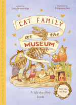 Book cover for Cat Family at the Museum: A Lift-The-Flap Book with Over 140 Flaps