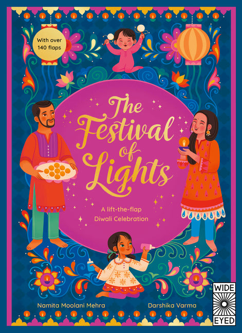 Book cover for Festival of Lights: A Lift-The-Flap Diwali Celebration