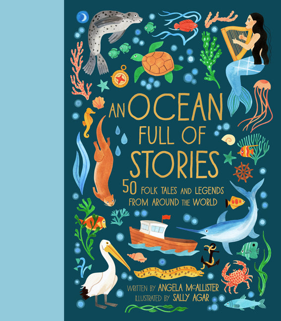 Book cover for Ocean Full of Stories: 50 Folktales and Legends from Around the World