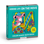 Book cover for Marine Life on the Move Color Magic Bath Book