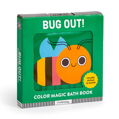 Book cover for Bug Out! Color Magic Bath Book