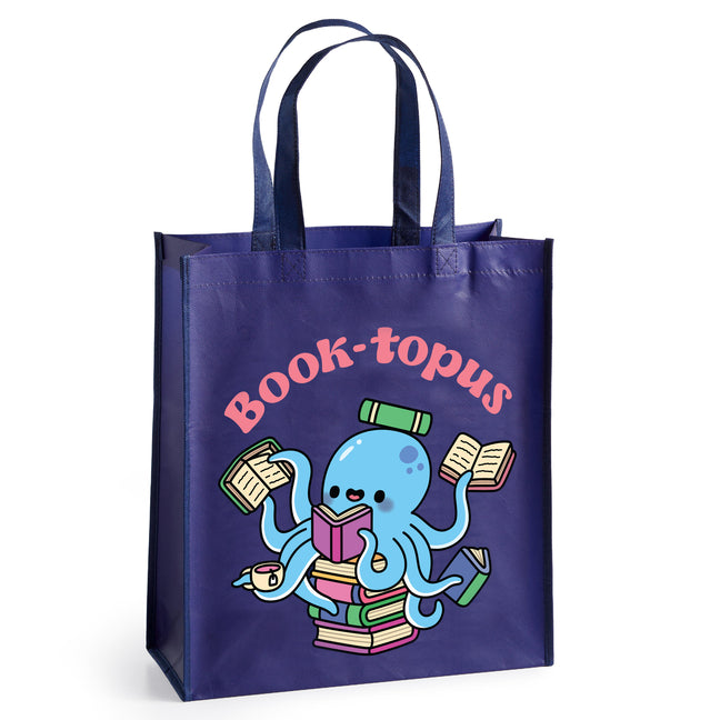 Book cover for Book-Topus Reusable Shopping Bag