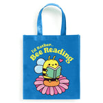 Book cover for I'd Rather Bee Reading Reusable Shopping Bag