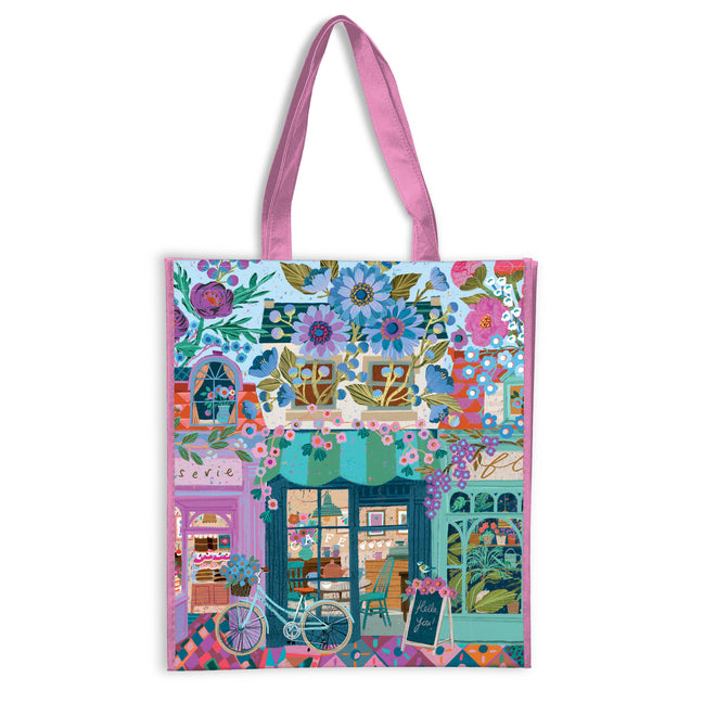 Book cover for Open for Blossoms Reusable Shopping Bag