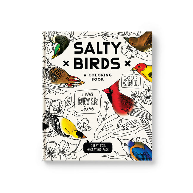 Book cover for Salty Birds Coloring Book