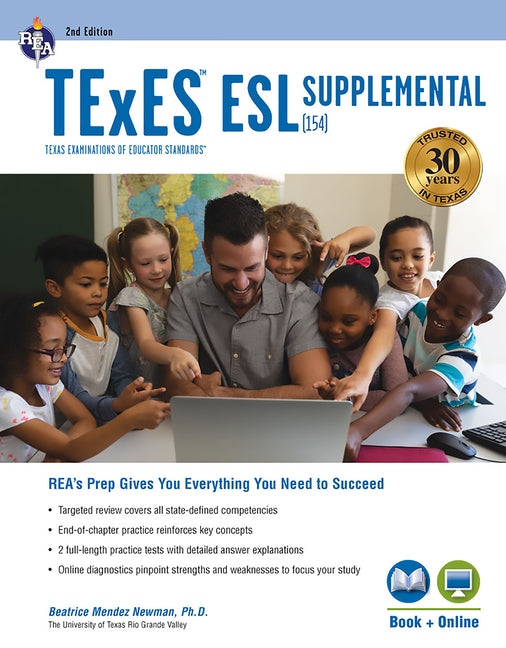Book cover for TExES ESL Supplemental (154) Study Guide 2025-2026 (Second Edition, Revised)