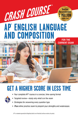 Book cover for Ap(r) English Language & Composition Crash Course, 3rd Ed., Book + Online: Get a Higher Score in Less Time