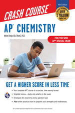 Book cover for AP Chemistry Crash Course, Book + Online: Get a Higher Score in Less Time (Fourth Edition, Revised)