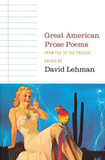 Book cover for Great American Prose Poems: From Poe to the Present
