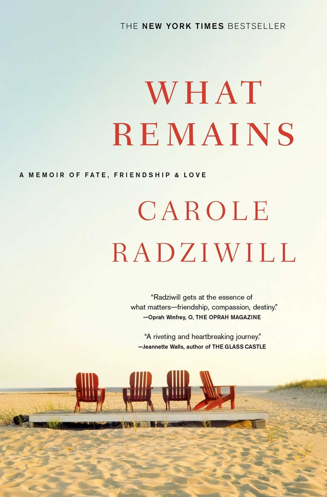 Book cover for What Remains: A Memoir of Fate, Friendship, and Love