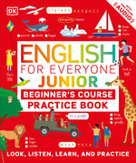 Book cover for English for Everyone Junior Beginner's Course Practice Book