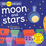 Book cover for Spin and Spot: Moon and Stars