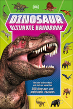 Book cover for Dinosaur Ultimate Handbook: The Need-To-Know Facts and STATS on Over 150 Different Species
