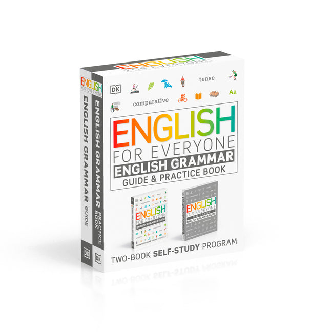 Book cover for English for Everyone English Grammar Guide and Practice Book Grammar Box Set