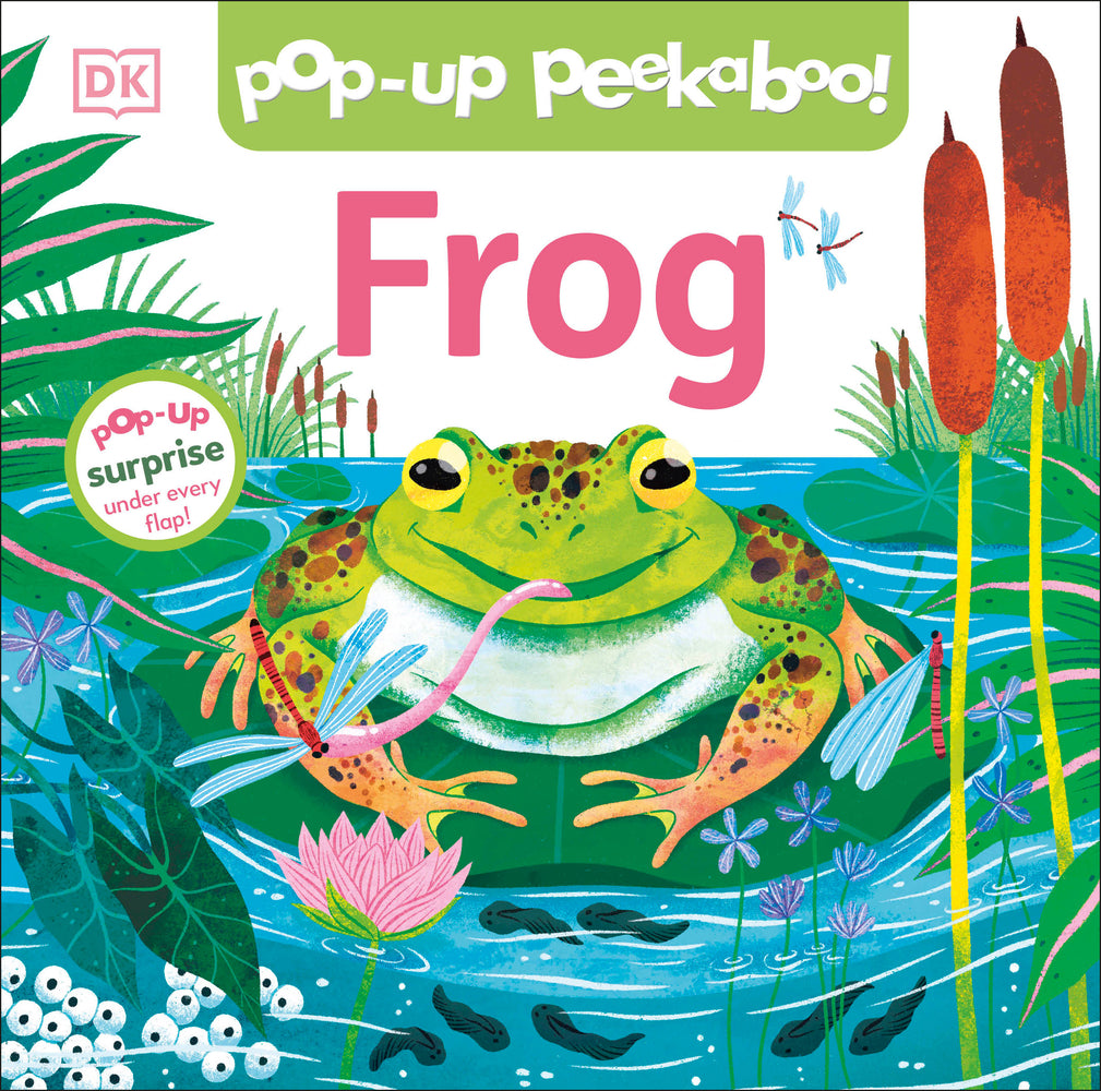 Book cover for Pop-Up Peekaboo! Frog: Pop-Up Surprise Under Every Flap!