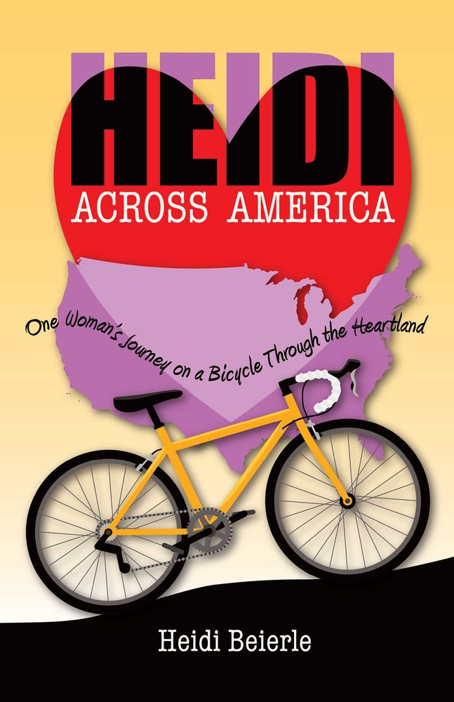 Book cover for Heidi Across America: One Woman's Journey on a Bicycle Through the Heartland