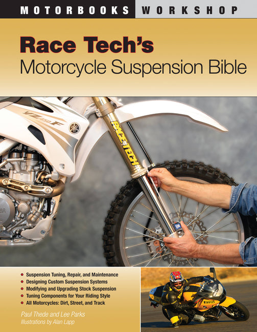 Book cover for Race Tech's Motorcycle Suspension Bible