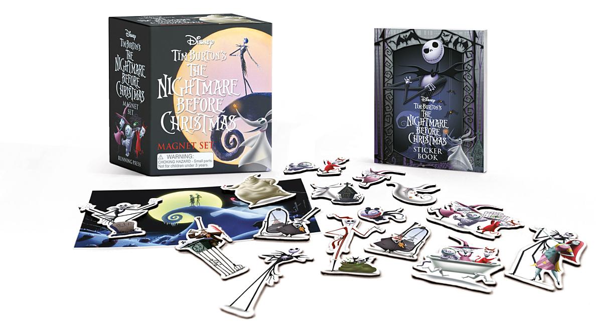 Book cover for Disney Tim Burton's the Nightmare Before Christmas Magnet Set