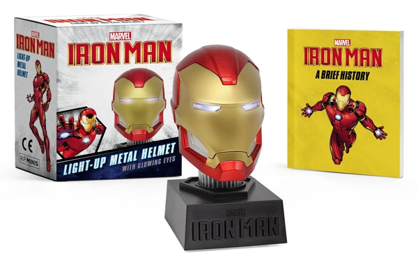 Book cover for Marvel: Iron Man Light-Up Metal Helmet: With Glowing Eyes