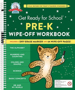 Book cover for Get Ready for School: Pre-K Wipe-Off Workbook