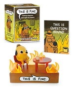 Book cover for This Is Fine Talking Figurine: With Light and Sound!
